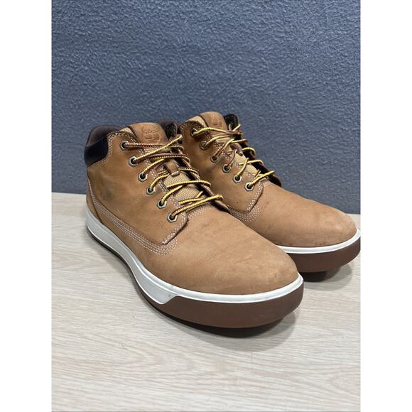Timberland Groveton A2749 Tan Lace Up Round Toe Ankle Chukka Boots Mens Size 8.5 main image 9
